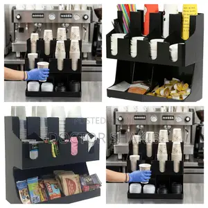 12 Compartment ABS Coffee Tea Organizer Station