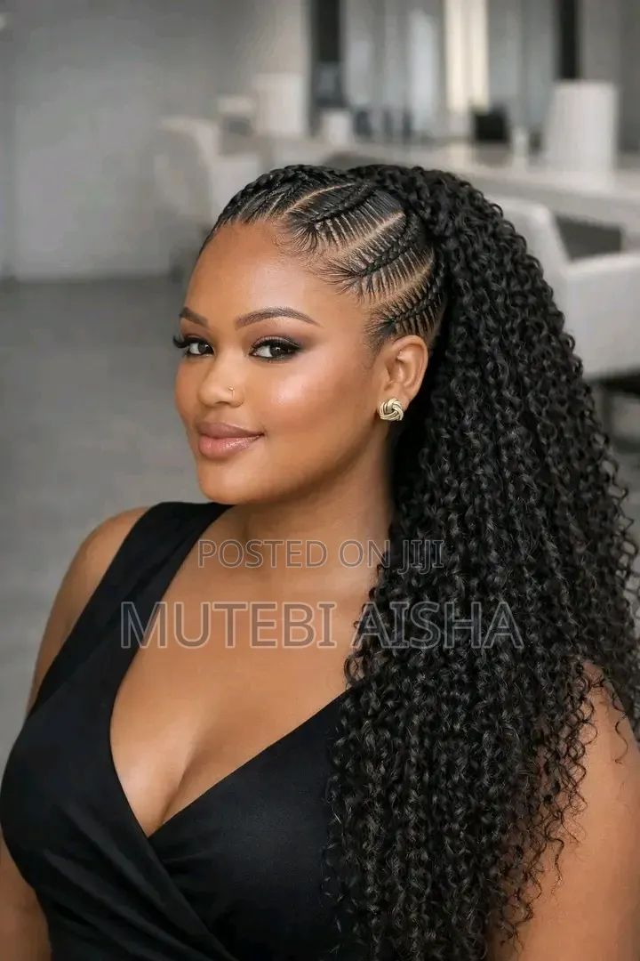 Stitch Cornrows Ponytail