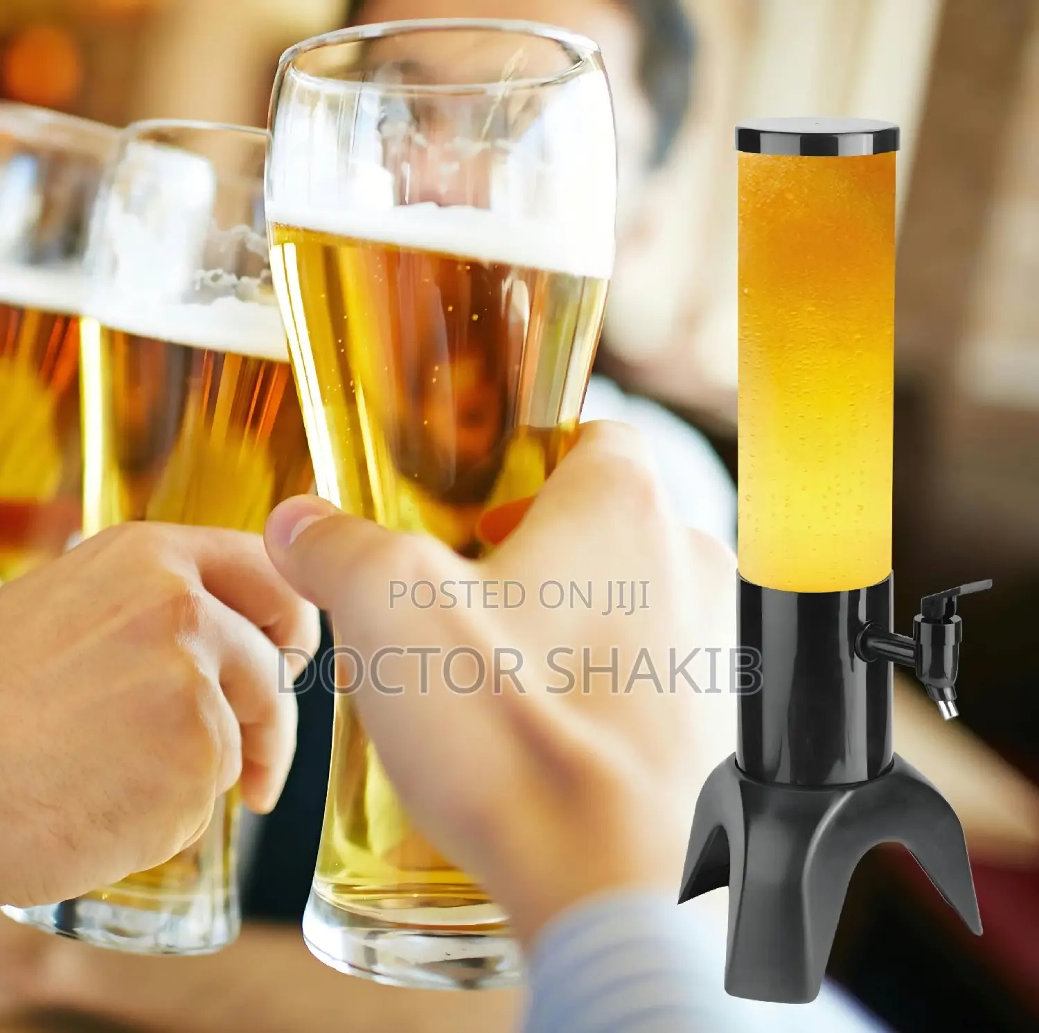 Tabletop Beer and Beverage Dispenser Tower