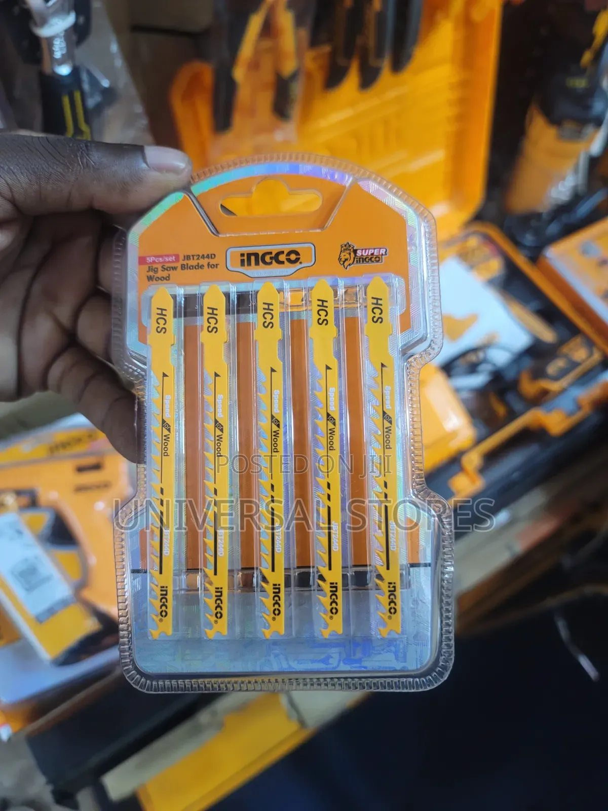 Ingco JBT244D Jig Saw Blade Set for Wood (5-Piece)