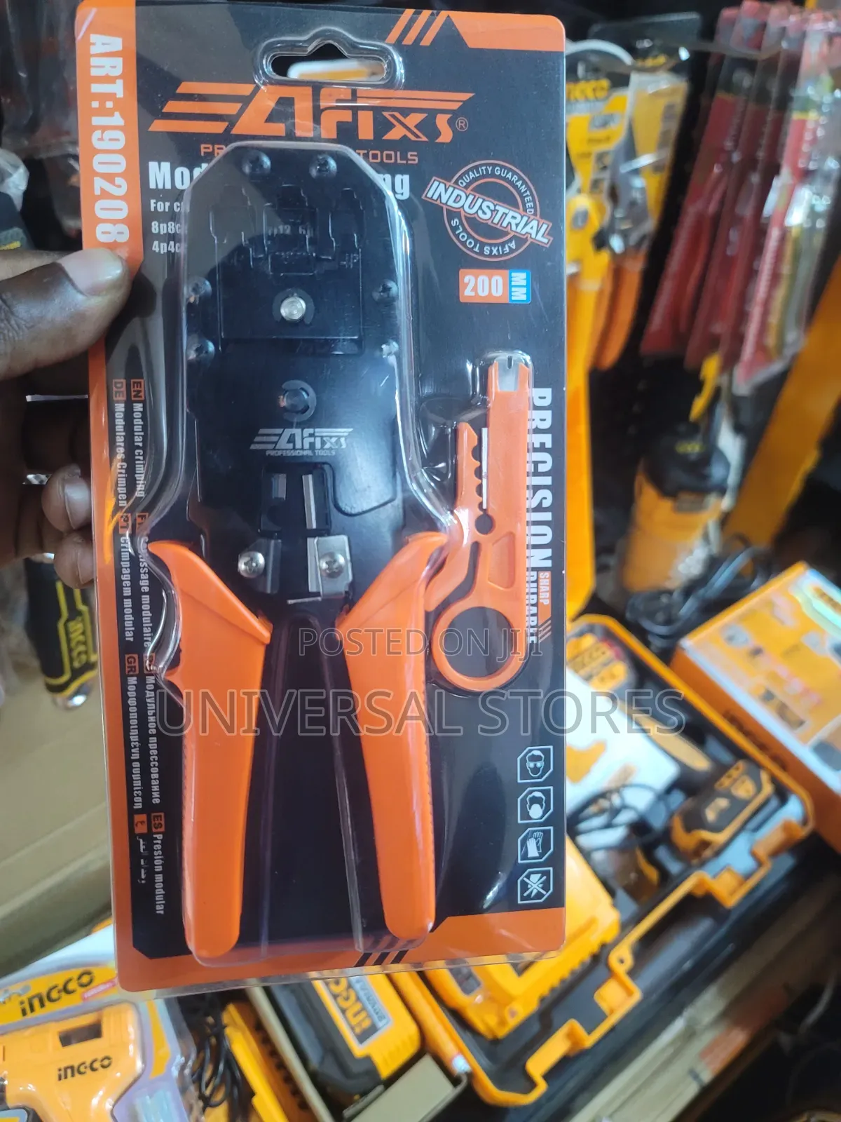Afixs Tools Professional Modular Crimping Tool (Model ART:190208)