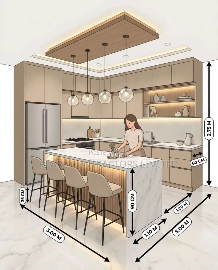 Kitchen Cabinets in Any Colour From 1,000,000/- Per Running Meter
