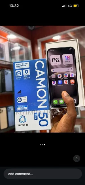 New Tecno Camon 50 Pro 256 GB Black