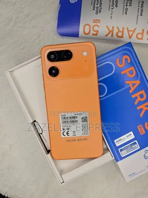 New Tecno Camon 50 Pro 256 GB Orange