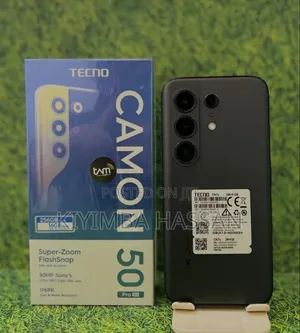 New Tecno Camon 50 Pro 256 GB Black