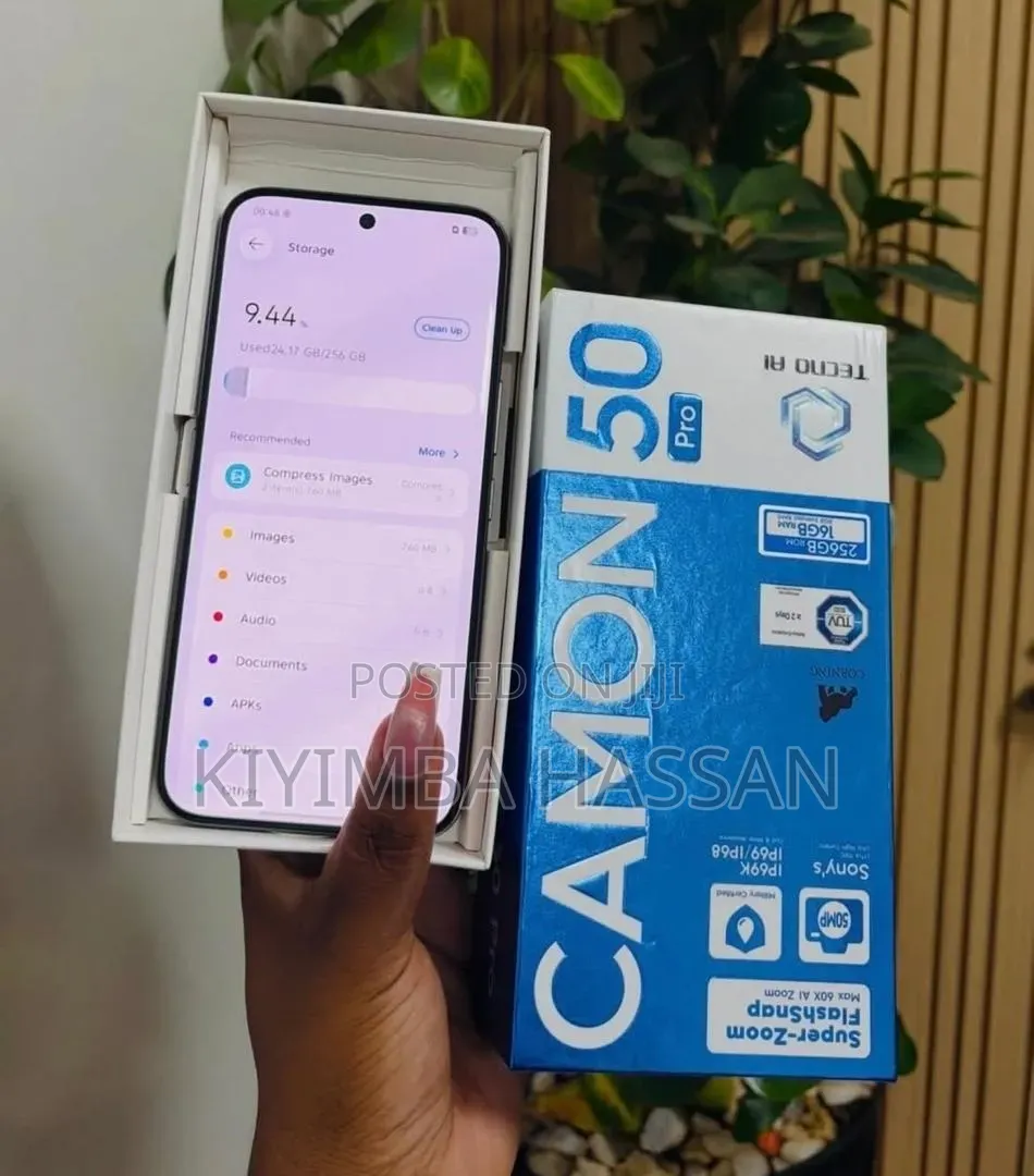 New Tecno Camon 50 Pro 256 GB Black