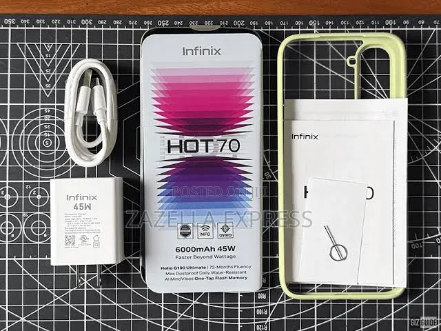 New Infinix Hot 70 256 GB Graphite