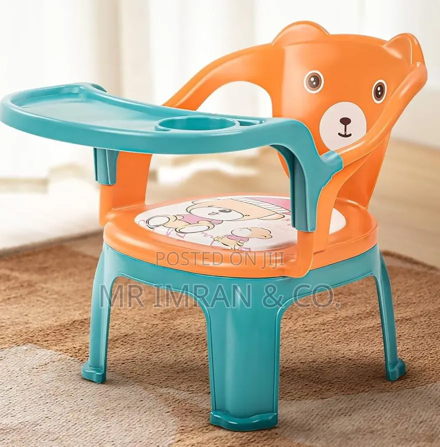 Portable Plastic Children's Feeding and Study Chair