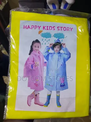 1pc Colorful Children's Waterproof Cartoon Raincoat