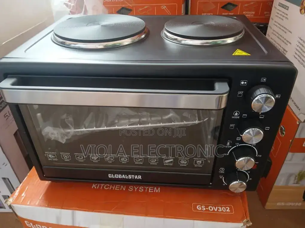 Oven With Cooking Plates