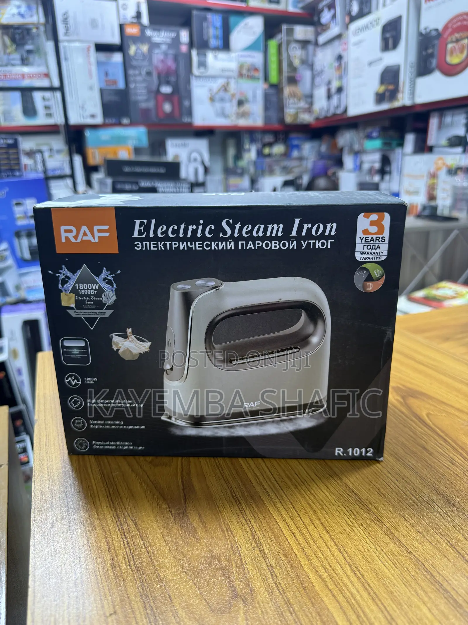 RAF R.1012 Handheld Electric Travel Steam Iron - 1800W