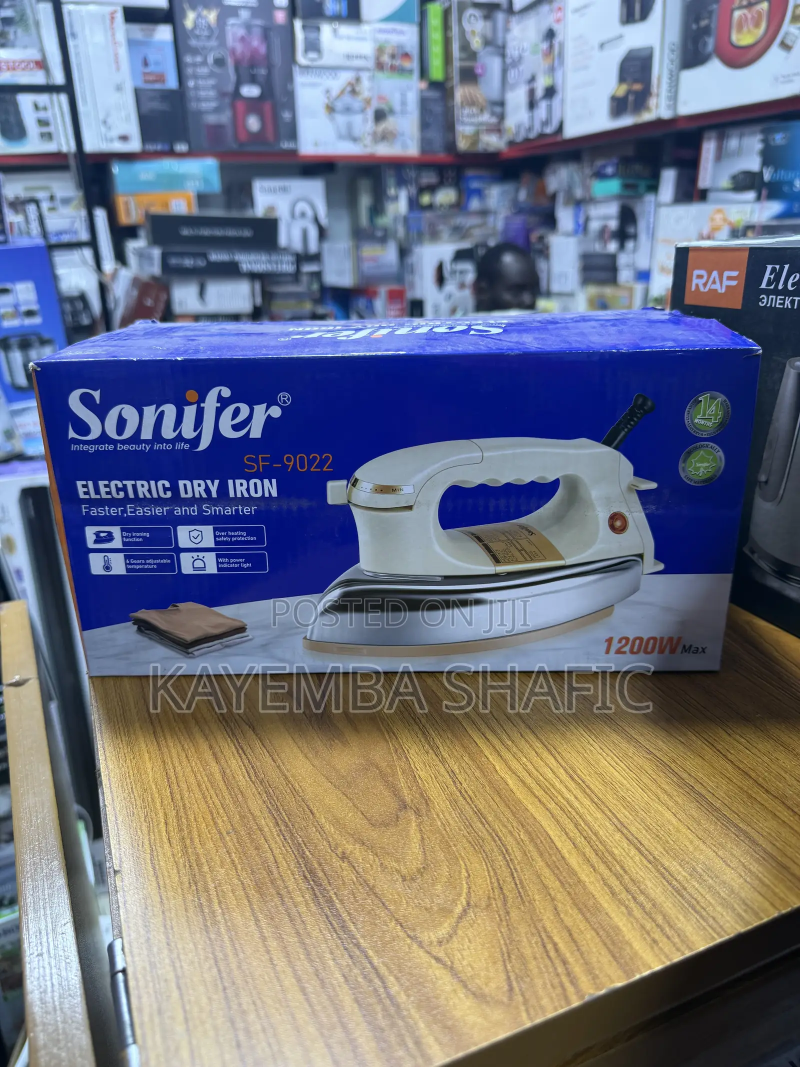 Sonifer Heavy Duty Electric Dry Iron SF-9022 - 1200W