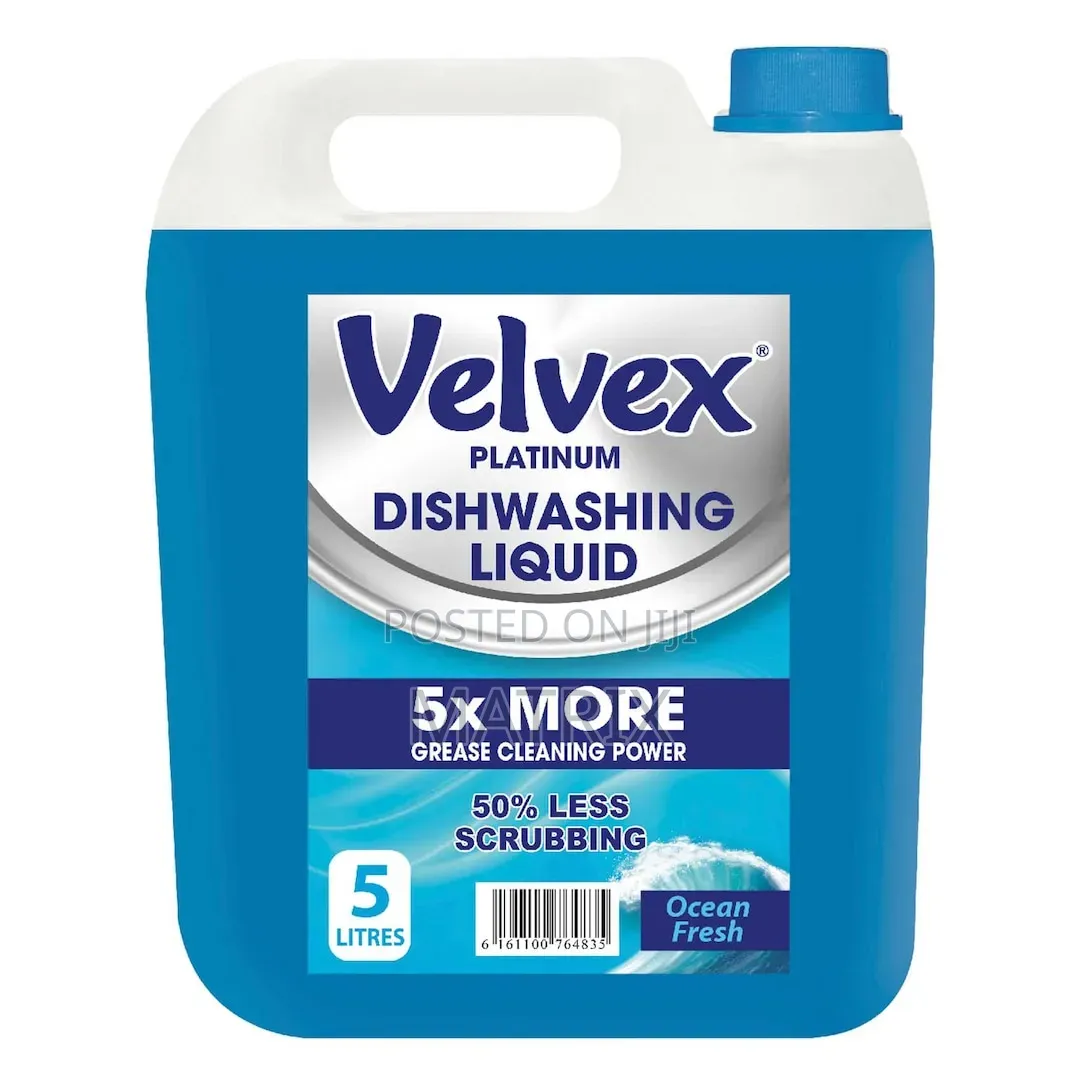 Velvex Dishwashing Liquid Soap Original 5L
