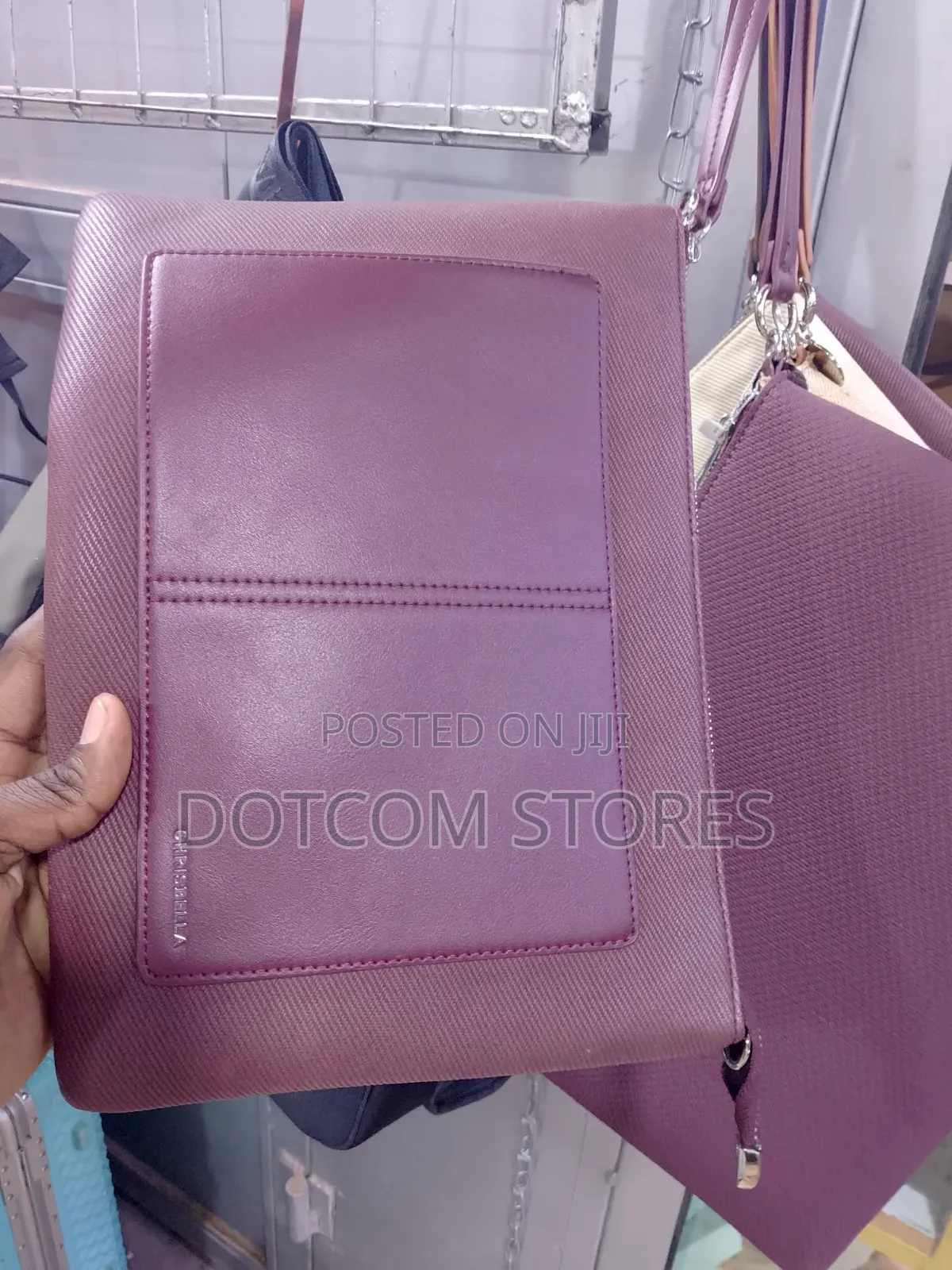 Chrisbella Faux-Leather Clutch or Document Pouch