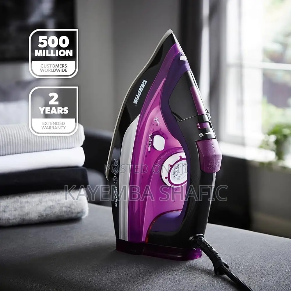 Geepas 3000W Ceramic Steam Iron (GSI24025N) - Brand New Wet Dry