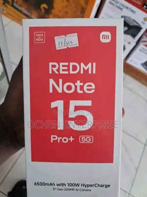 New Xiaomi Redmi Note 15 Pro+ 512 GB Black
