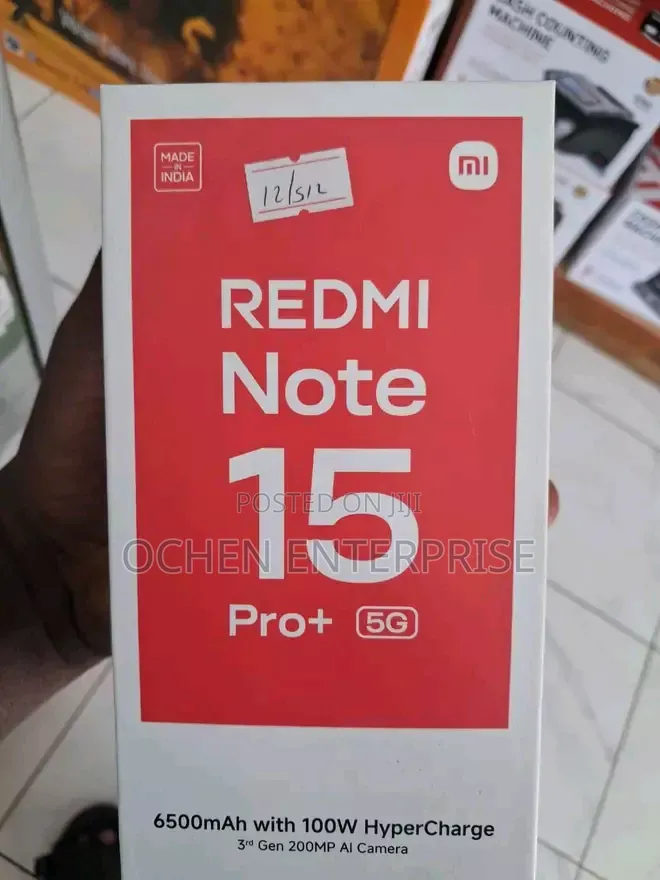 New Xiaomi Redmi Note 15 Pro+ 512 GB Black
