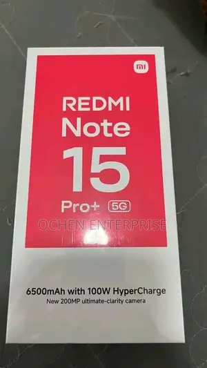 New Xiaomi Redmi Note 15 Pro+ 512 GB Black
