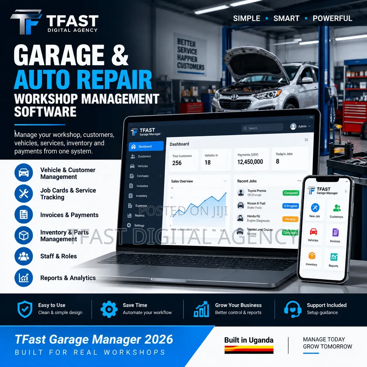 Garage & Auto Repair Workshop Management Software
