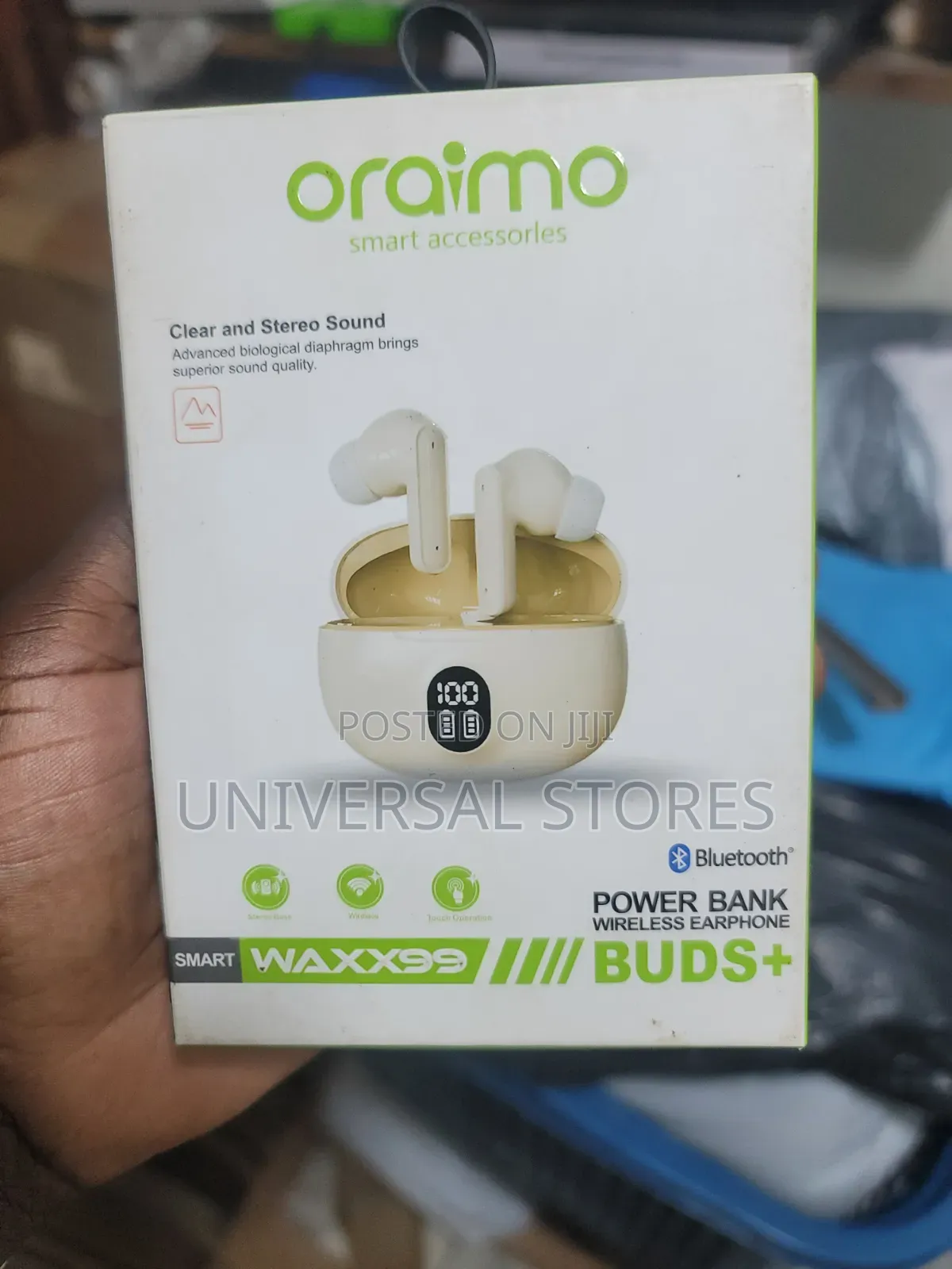 Oraimo Power Bank With Wireless Earbuds