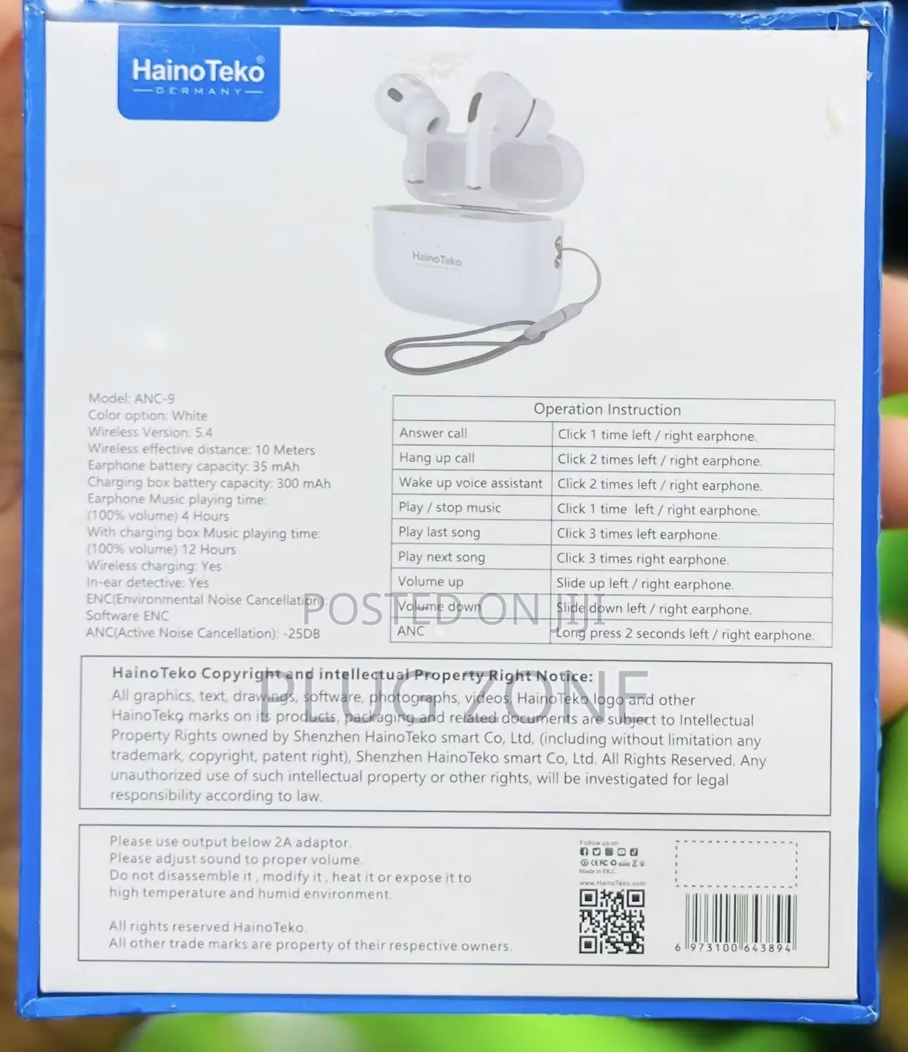 HainoTeko ANC-9 Wireless Buds