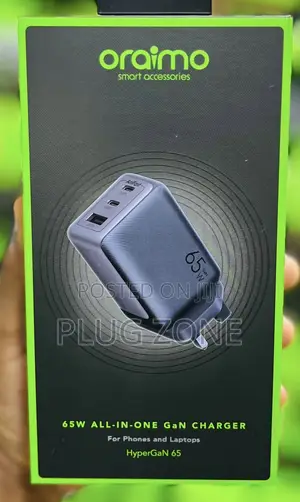 Oraimo 65W All in 1 Gan Laptop and Phone Charger