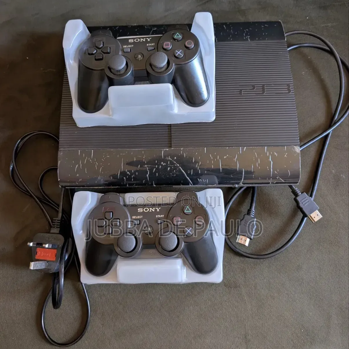 A Sony Ps3 Console With 10 Amazing Games.