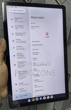 New Lenovo Tab 7 64 GB Black