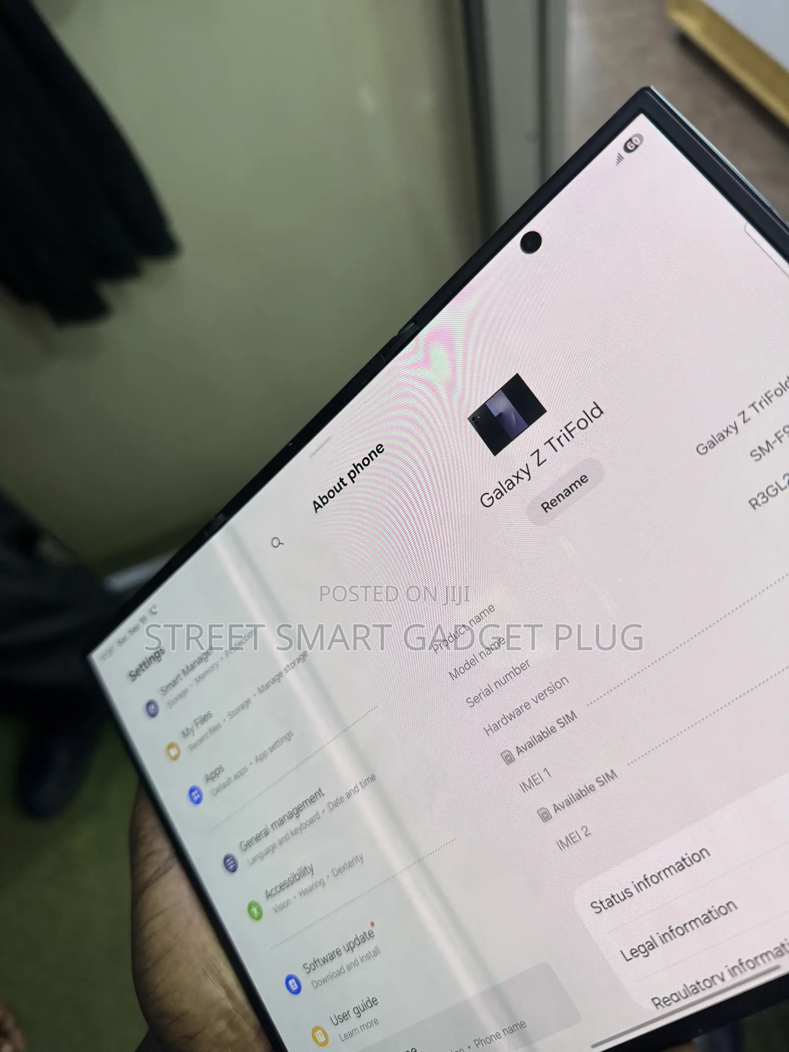 Samusang Galaxy Z Tri Fold 512gb Used