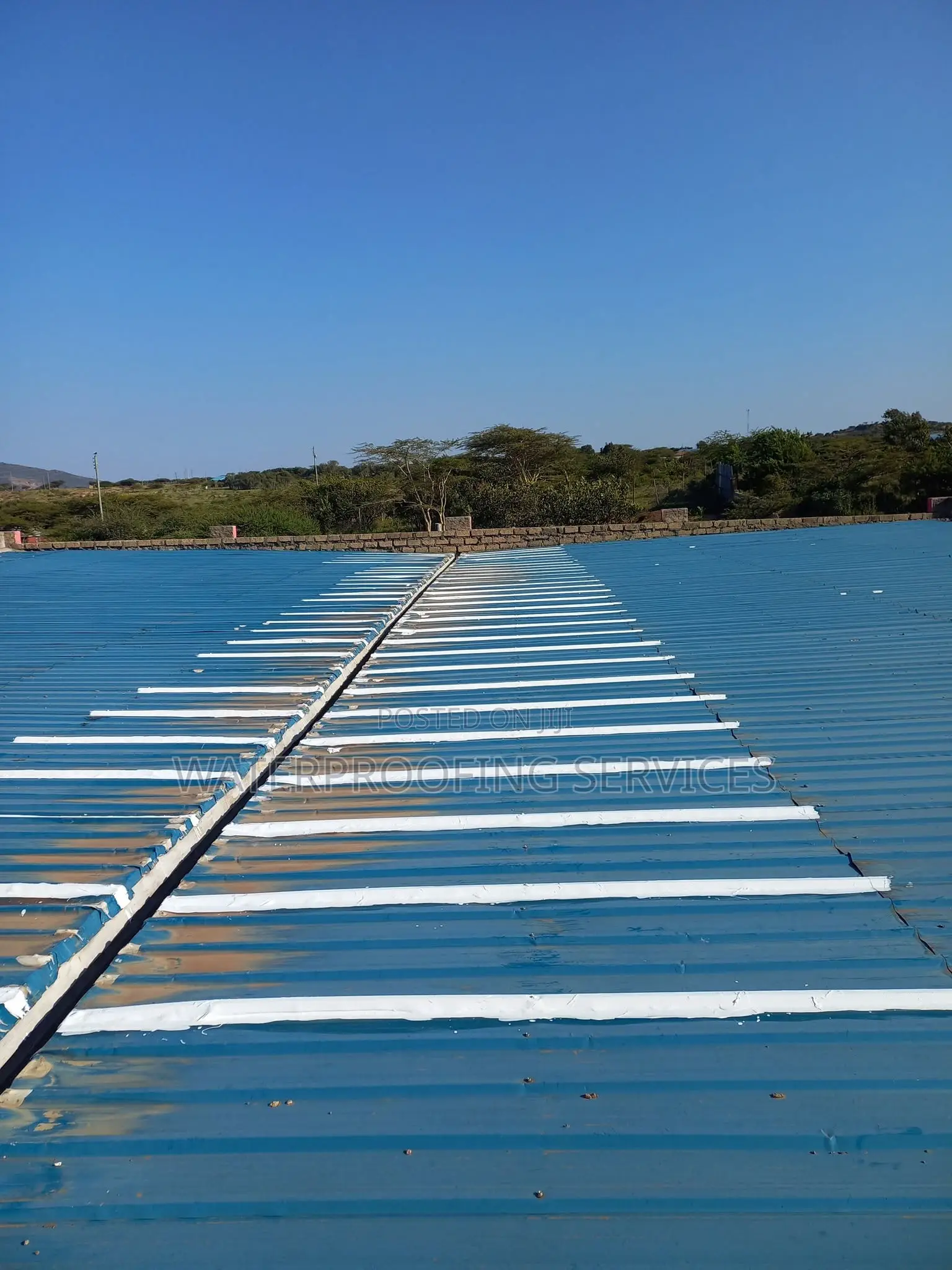 Industrial Roof Waterproofing | Repainting