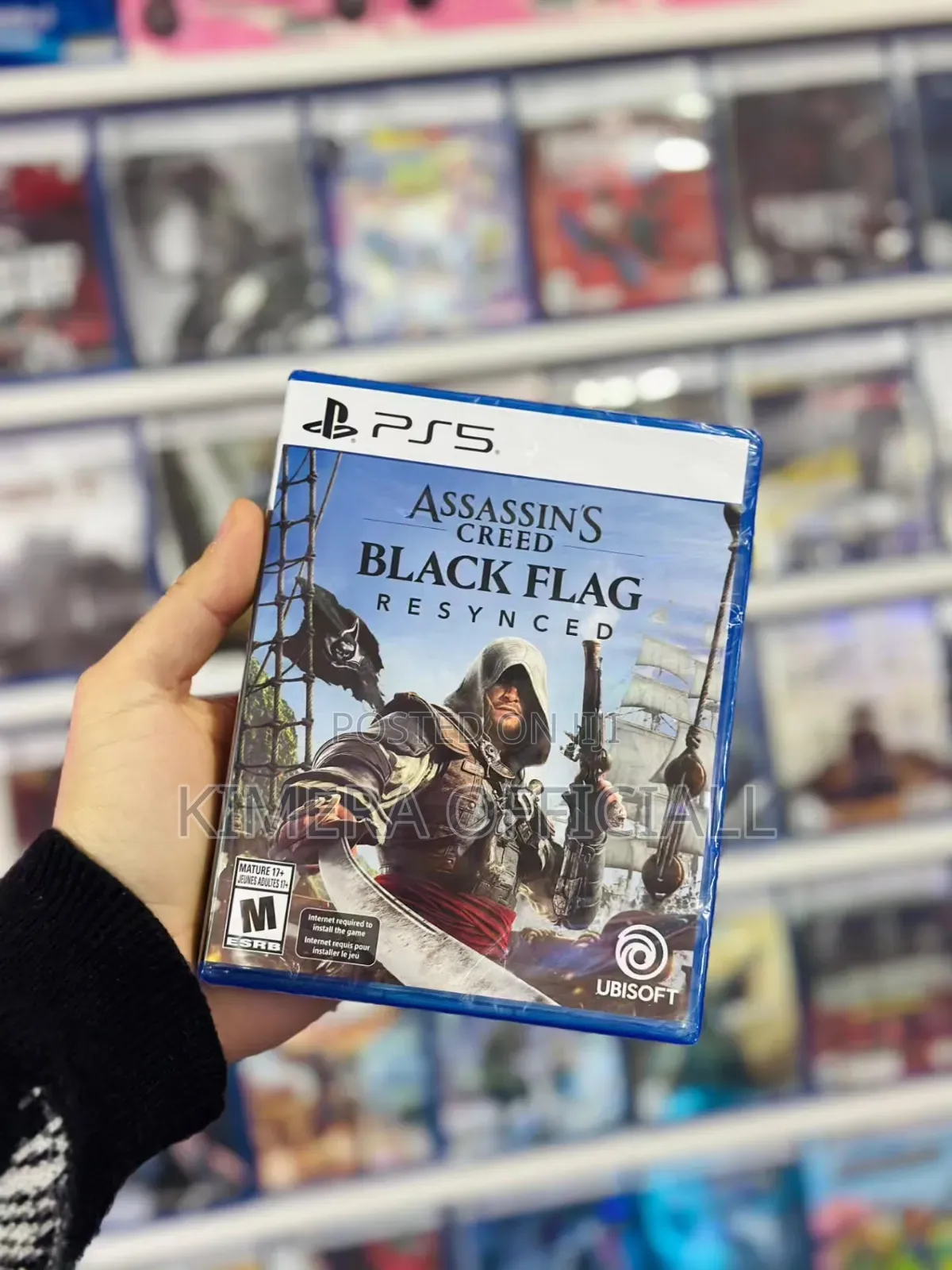 Assassin's Creed Black Flag Game Cd for Ps5. Brand New and Sealed