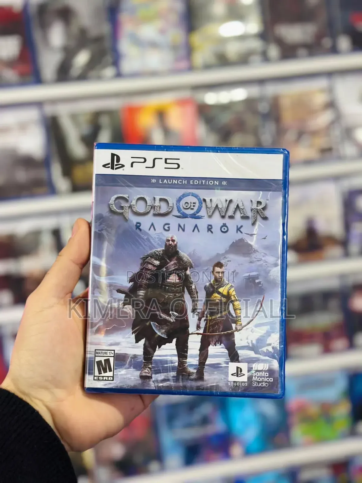GOD OF WAR RAGNAROK Game Cd for Ps5. Brand New and Sealed
