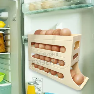 30 Egg Box, Slide Egg Organizer Tray