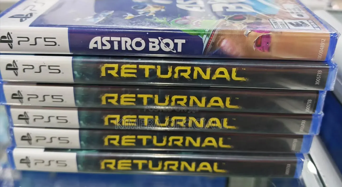 Returnal and Astro Bot Game CDs for Ps5