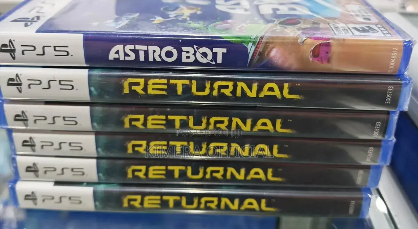 Returnal and Astro Bot Game CDs for Ps5