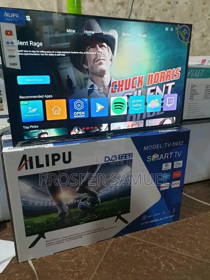 Brand New Ailipu 32 Inches Frameless Digital Smart TV
