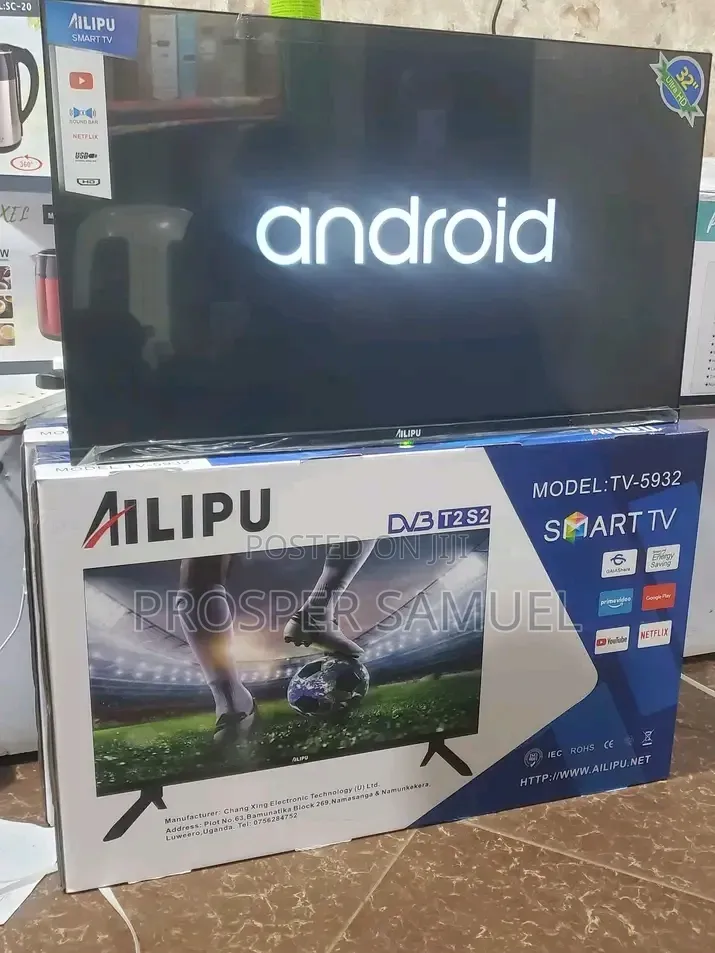 Ailipu 32 Inches Frameless Digital Smart TV With Inbuilt Free to Air
