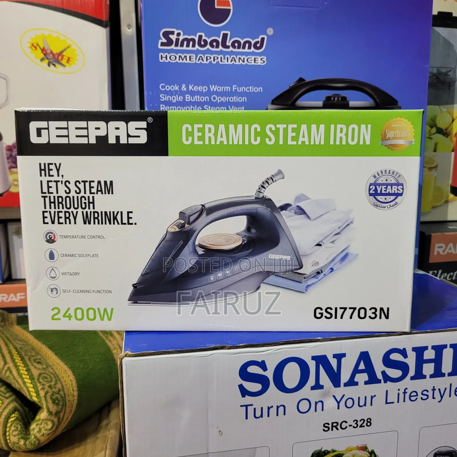 Geepas Ceramic Steam Iron