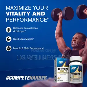 GAT Sport Testrol Gold ES 60 Tablets 30 Servings Testosterone Booster