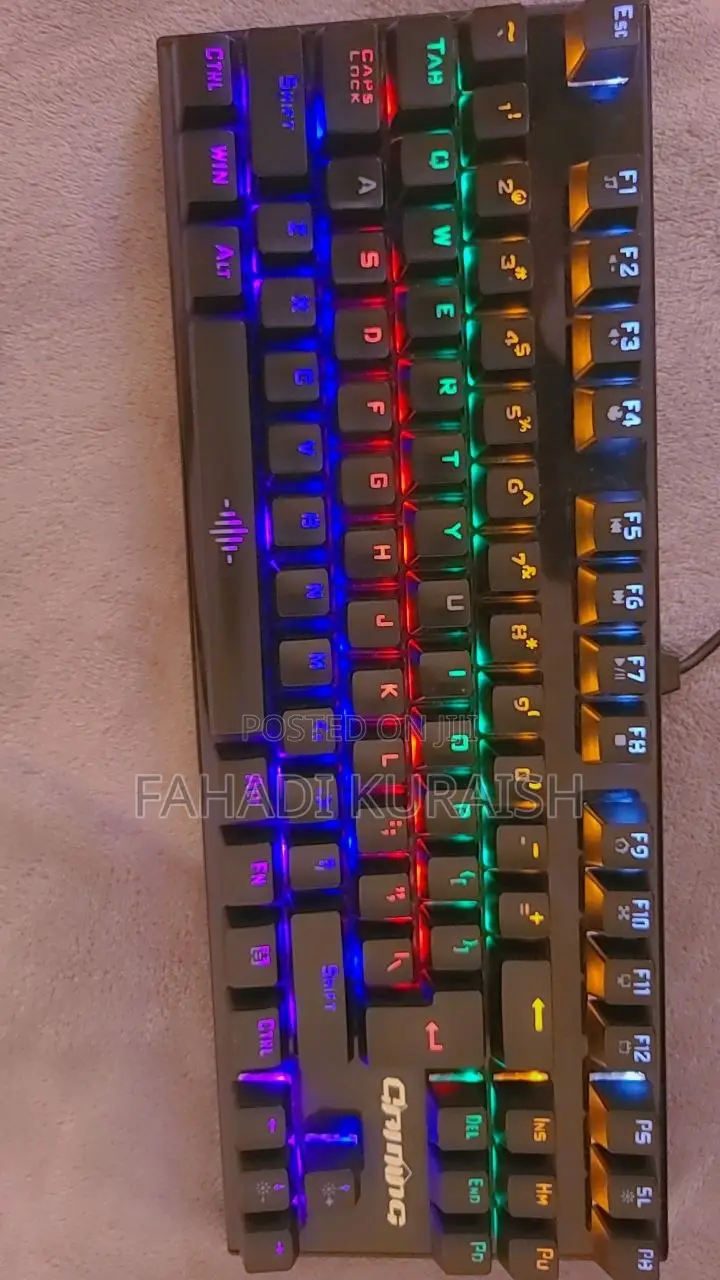 Smilee Backlit Gaming Mechanical Keyboard Colorful Led USB Wired