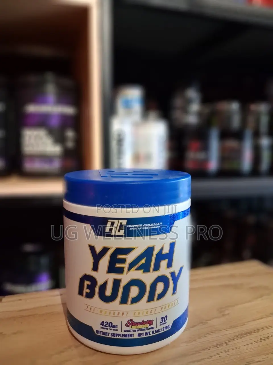 Ronnie Coleman Yeah Buddy Pre Workout 270g (30 Servings) - Strawberry