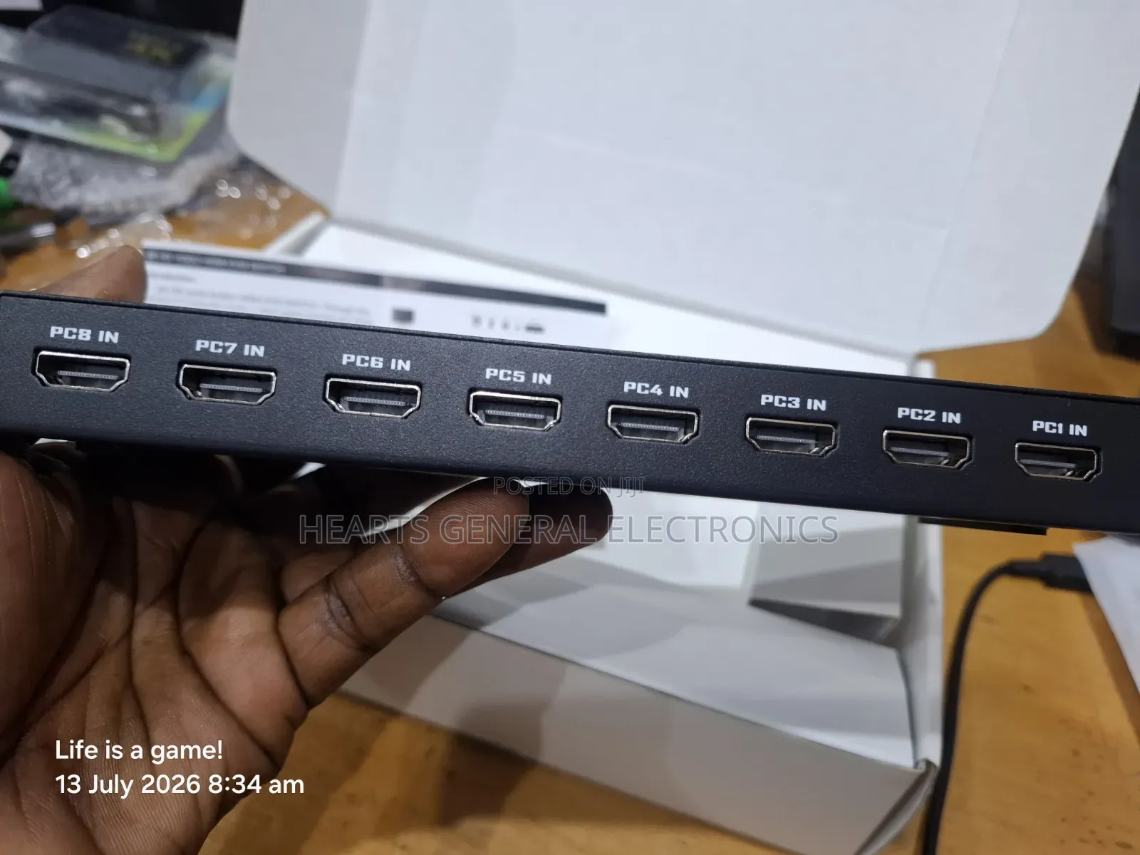 8 Port HDMI KVM Switcher