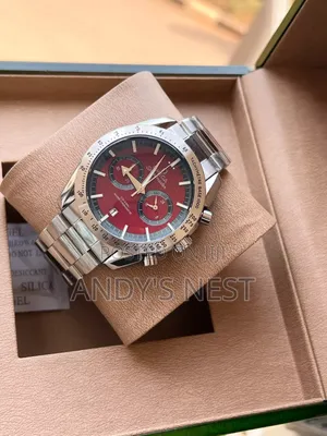 Silver Omega Stainless Steel Men's Watch