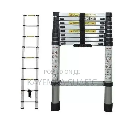 2.6M Aluminum Telescopic Extension Ladder - 9 Steps (Brand New)