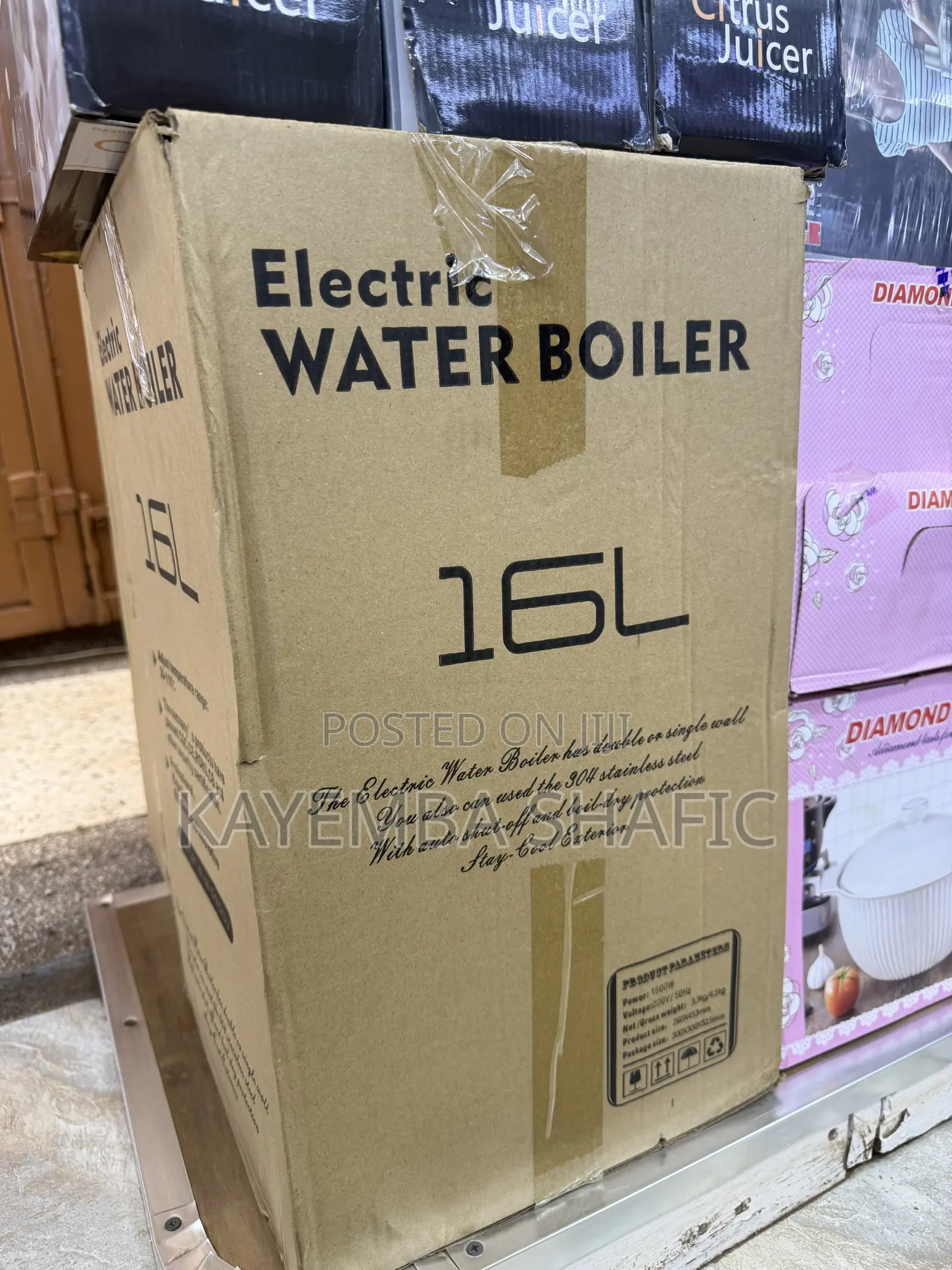 16l Commercial Hot Water Boiler Tea Urn Warmer (1.5kw)