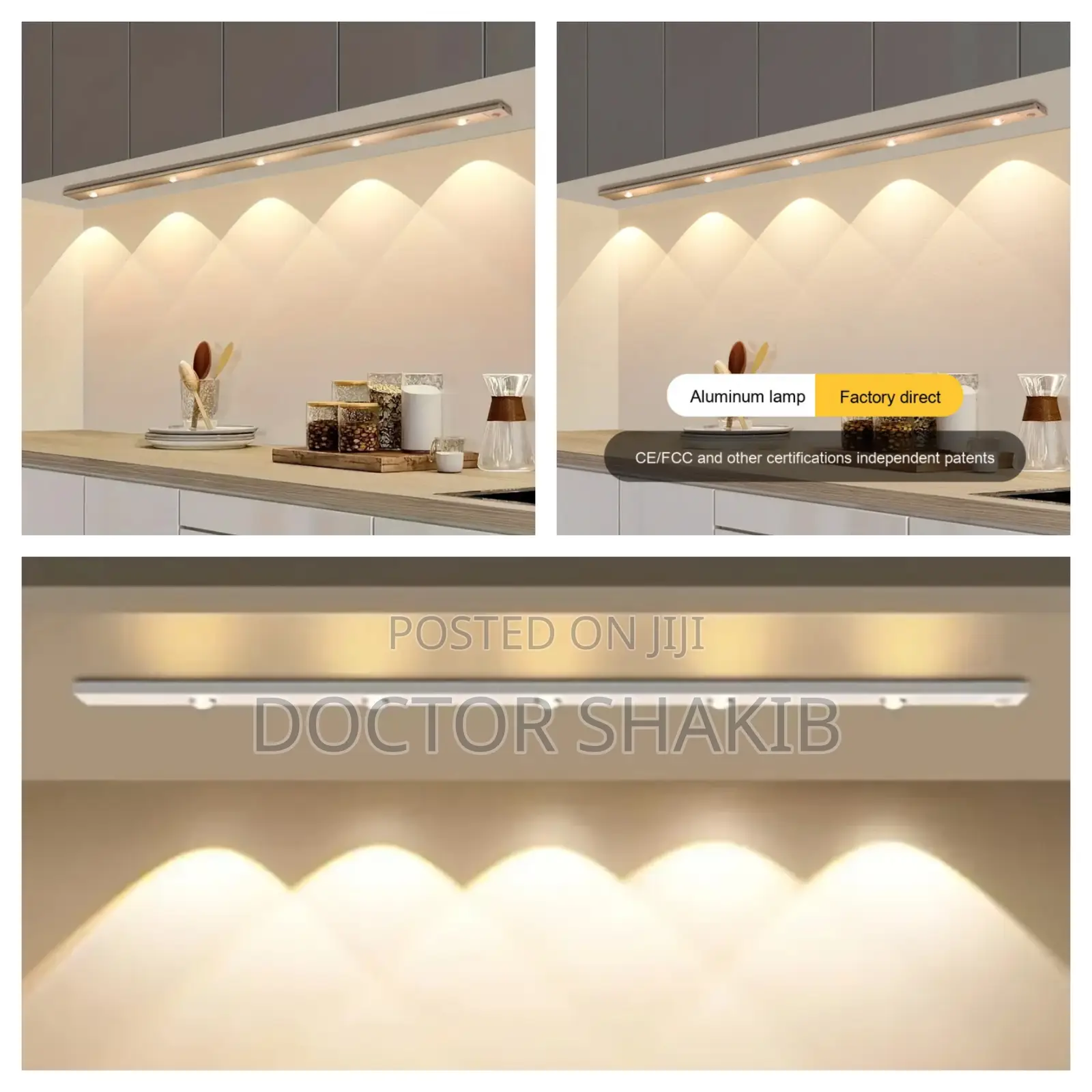 80cm Wireless LED Motion Sensor Under Cabinet Light