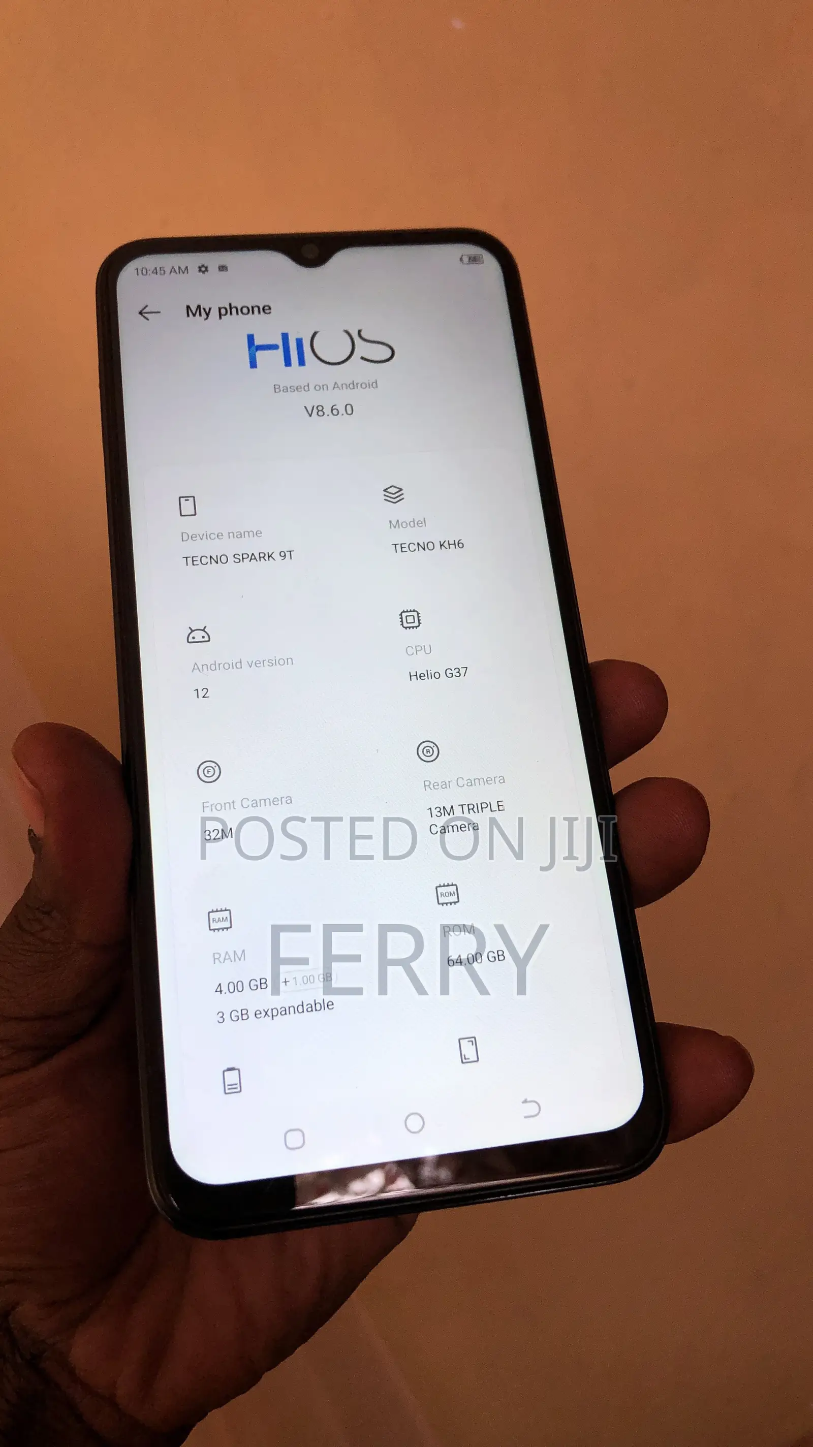 Tecno Spark 9T 64 GB Blue