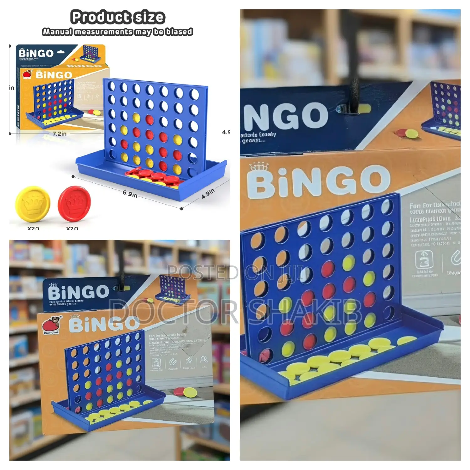 Bingo 4 in a Line Game