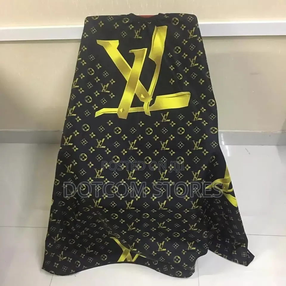 Designer LV Barber Hair Cutting Cape Gown