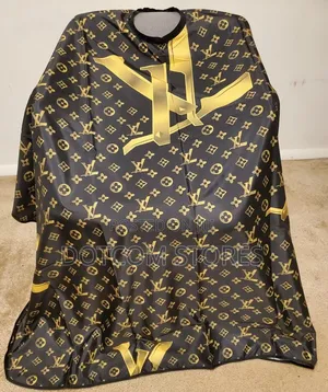 Designer LV Barber Hair Cutting Cape Gown